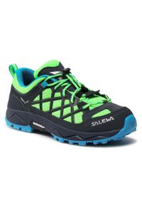 Trekkingi Salewa Jr Wildfire 64007-5810 Fluo Green/Blue Danube 5810. Kolor: zielony. Materiał: materiał #1