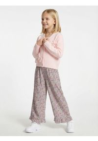 Sinsay - Spodnie wide leg ze wzorem kwiatowym - wielobarwny. Wzór: kwiaty #1