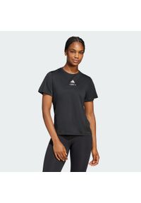 Adidas - Koszulka Les Mills Graphic. Kolor: czarny. Technologia: ClimaCool (Adidas). Sport: fitness #1