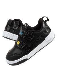 Buty Puma Multiflex 39256 002 czarne. Zapięcie: rzepy. Kolor: czarny. Materiał: materiał, skóra ekologiczna. Szerokość cholewki: normalna #1