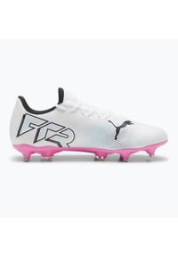 Buty piłkarskie Puma Future 7 Play Mxsg, Mężczyźni. Kolor: biały. Materiał: materiał, syntetyk, tkanina. Sport: piłka nożna