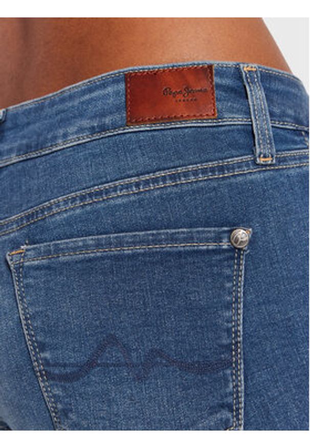 Pepe Jeans Jeansy Soho PL204174 Niebieski Skinny Fit. Kolor: niebieski