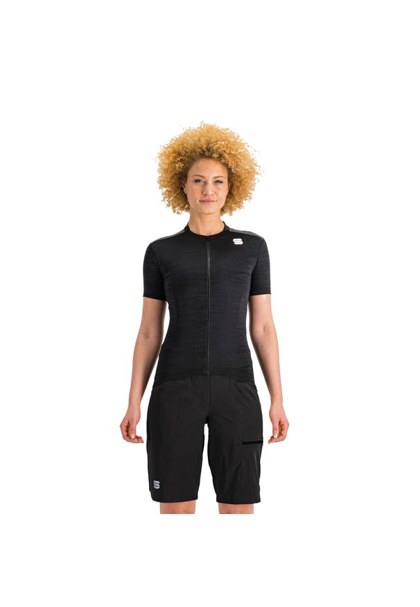 SPORTFUL - Spodenki rowerowe damskie Sportful Giara Overshort. Kolor: czarny