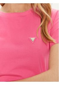 Guess T-Shirt V4YI09 J1314 Różowy Regular Fit. Kolor: różowy. Materiał: bawełna #5