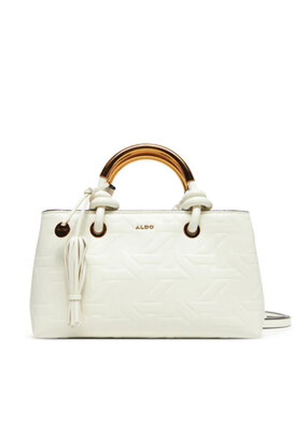 Aldo Torebka Yerin 13989522 Écru. Kolor: kremowy. Materiał: skórzane