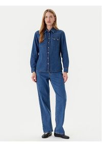 United Colors of Benetton - United Colors Of Benetton Koszula jeansowa 5RZKDQ06T Niebieski Regular Fit. Kolor: niebieski. Materiał: bawełna #3