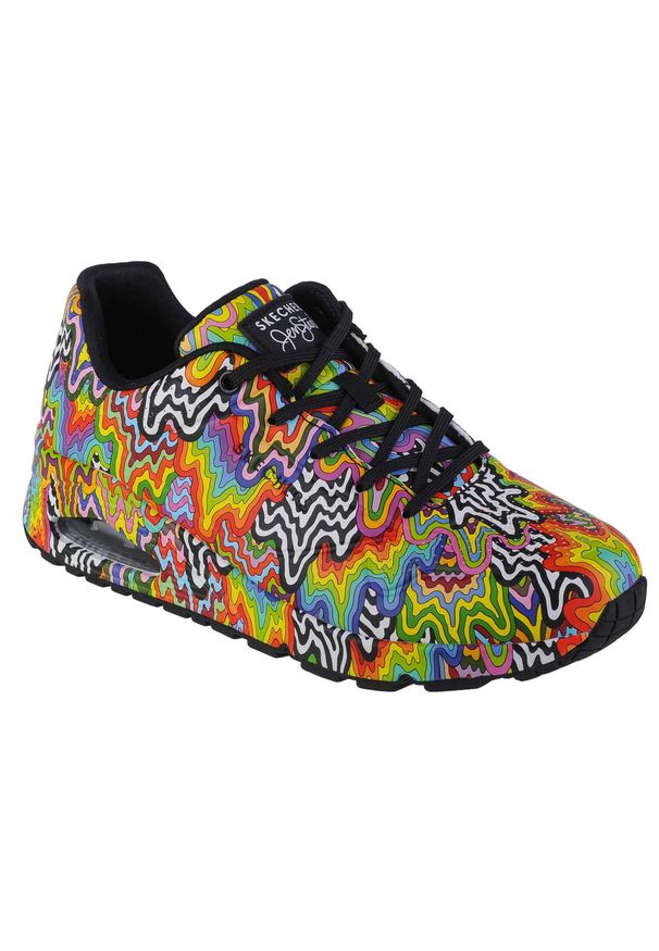 skechers - Buty sportowe Sneakersy damskie, Uno - Infinite Drip. Kolor: wielokolorowy. Sport: turystyka piesza