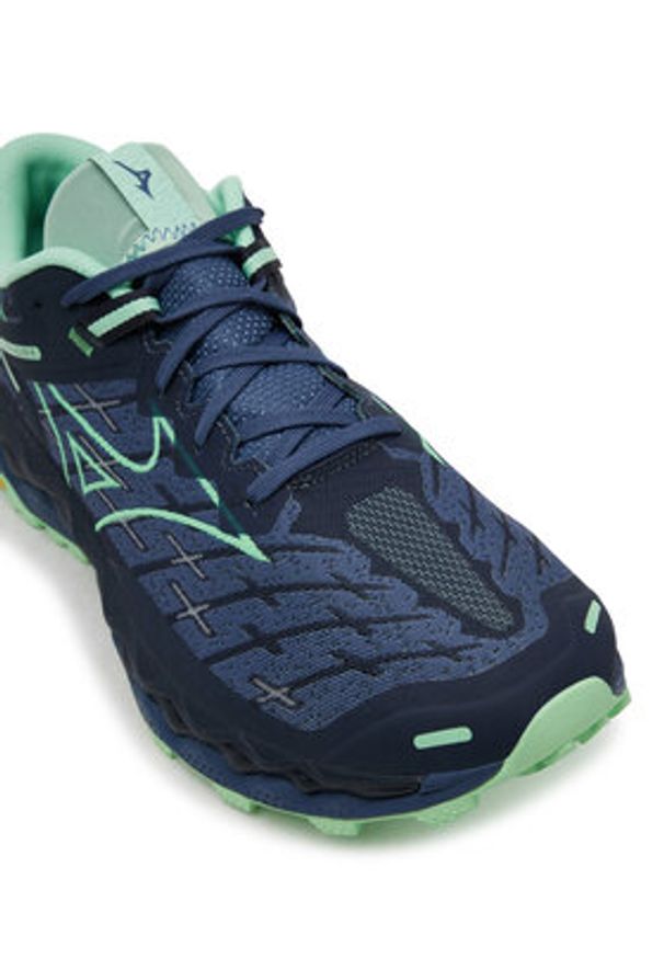 Mizuno Buty do biegania Wave Mujin 10 J1GJ2470 Granatowy. Kolor: niebieski. Materiał: materiał. Model: Mizuno Wave