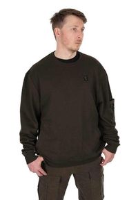 FOX - Bluza Wędkarska Crewneck Fox Lw Khaki Pullover. Kolor: wielokolorowy