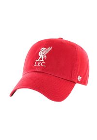 Męska czapka z daszkiem 47 Brand EPL FC Liverpool Cap. Kolor: czerwony. Materiał: bawełna