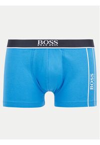 BOSS - Boss Bokserki 24 Logo 50431164 Niebieski. Kolor: niebieski. Materiał: bawełna #5