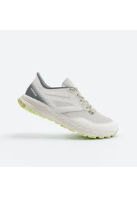 KIPRUN - Buty do biegania w terenie męskie Kiprun TR2. Zapięcie: sznurówki. Kolor: biały, zielony, żółty, wielokolorowy. Materiał: kauczuk. Sport: bieganie