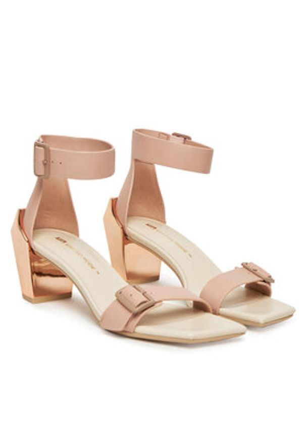 United Nude Sandały Gem Keiko Mid 1090586116 Beżowy. Kolor: beżowy. Materiał: skóra