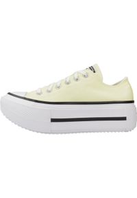 Tenisówki Converse Model Chuck Taylor All Star Lift Double Stack Ox Kolor żółty. Kolor: żółty. Materiał: tkanina