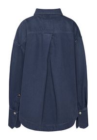 BOSS Koszula jeansowa 50552520 Szary Oversize. Kolor: szary. Materiał: bawełna #6