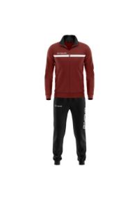 Givova One polarowy dres z zamkiem 4XS. Kolor: czerwony, biały, wielokolorowy. Materiał: polar, dresówka. Sport: piłka nożna