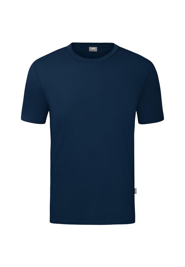 Koszulka Jako Organic Stretch. Kolor: niebieski. Sport: piłka nożna