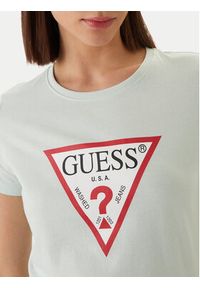 Guess T-Shirt W1YI1B I3Z14 Zielony Regular Fit. Kolor: zielony. Materiał: bawełna #5