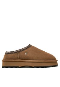 EMU Australia Kapcie Sharky Scuff W13179 Brązowy. Kolor: brązowy. Materiał: wełna, materiał