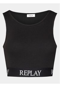 Replay Top W3782C.000.23687P Czarny Slim Fit. Kolor: czarny. Materiał: bawełna #5