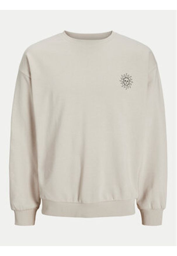 Jack & Jones - Jack&Jones Bluza Jackie 12272482 Beżowy Relaxed Fit. Kolor: beżowy. Materiał: bawełna