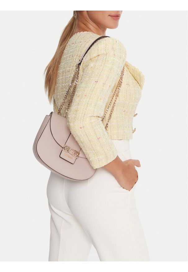 Guess Torebka HWVG98 91210 Różowy. Kolor: różowy. Materiał: skórzane