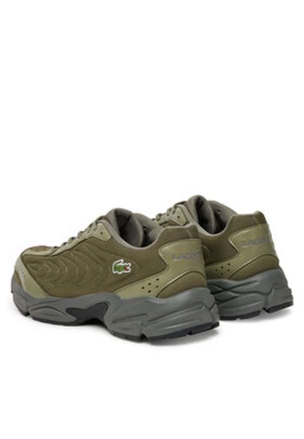 Lacoste Sneakersy 7-50SMA0176 Khaki. Kolor: brązowy. Materiał: materiał