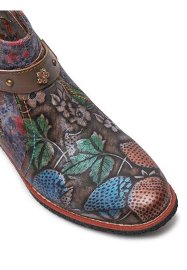 Laura Vita Botki Cocralieo 44 Brązowy. Kolor: brązowy. Materiał: skóra