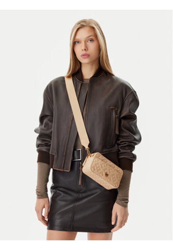 Pinko - PINKO Torebka Camera Bag Mini PE 25 PLTT 104292 A1YB Beżowy. Kolor: beżowy. Materiał: skórzane