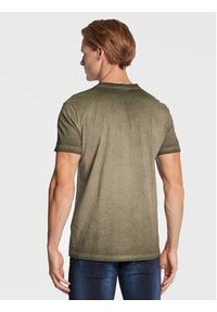 Petrol Industries T-Shirt M-3020-TSV606 Zielony Regular Fit. Kolor: zielony. Materiał: bawełna
