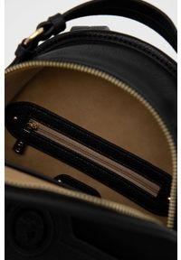 Trussardi Jeans - Trussardi plecak damski kolor czarny mały gładki. Kolor: czarny. Wzór: gładki #3