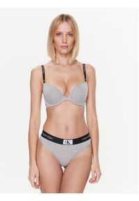 Calvin Klein Underwear Biustonosz push-up 000QF7220E Szary. Kolor: szary. Materiał: bawełna. Rodzaj stanika: push-up #3