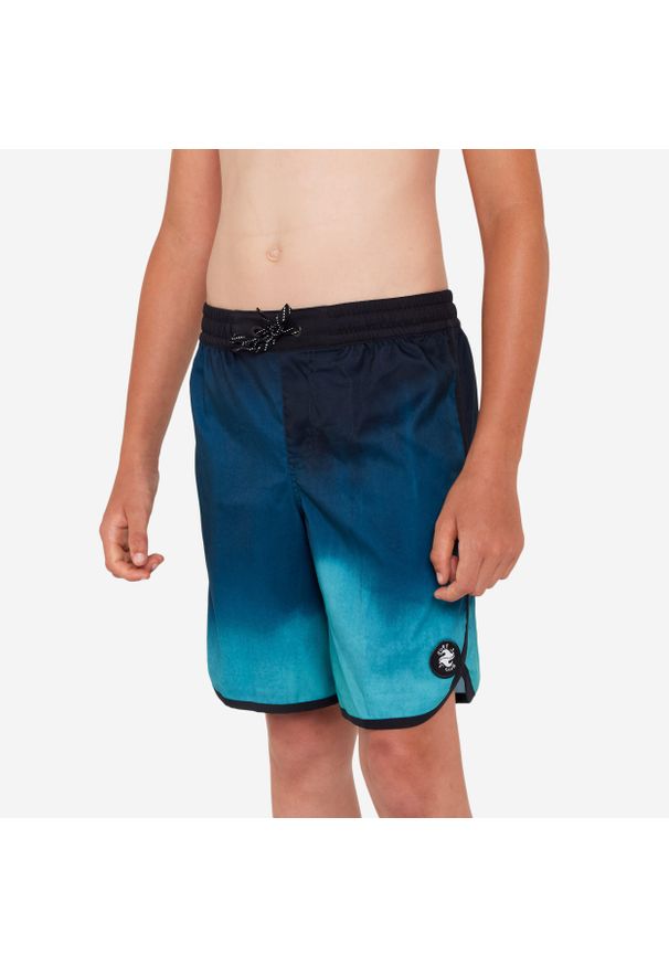 Spodenki surfingowe dla dzieci Decathlon BS500 Tie-Die. Kolor: czarny. Materiał: poliester, materiał