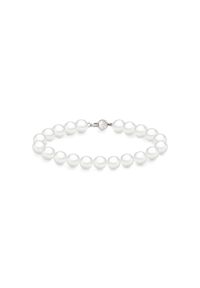 W.KRUK - Bransoletka srebrna z perłami. Materiał: srebrne. Kolor: srebrny. Kamień szlachetny: perła #1