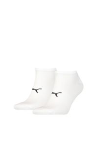 Skarpety Puma Sport Sneaker Light, 2 pary białych. Kolor: biały, wielokolorowy, czarny. Materiał: poliamid, poliester, elastan