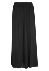 Długa spódnica z dżerseju bonprix czarny. Kolor: czarny. Materiał: jersey. Długość: długie #1