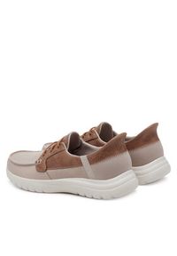 skechers - Skechers Półbuty On-The-Go Flex - Palmilla 136536/TPE Beżowy. Kolor: beżowy. Materiał: materiał