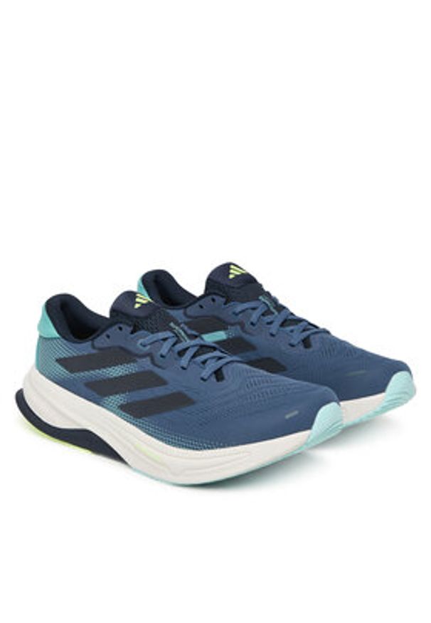 Adidas - adidas Buty do biegania Supernova Solution 2.0 JQ5080 Granatowy. Kolor: niebieski. Materiał: materiał