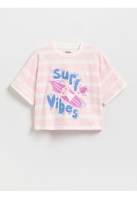 Reserved - T-shirt Lilo i Stitch - wielobarwny. Materiał: bawełna. Długość: krótkie #1