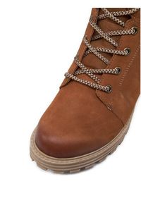 Remonte Trapery D0W72-22 Brązowy. Kolor: brązowy. Materiał: nubuk, skóra #5