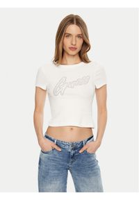 Guess T-Shirt W5RI68 KA0H1 Biały Regular Fit. Kolor: biały. Materiał: bawełna #1