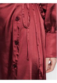 Edited Sukienka koktajlowa Etienne EDT6561001000002 Bordowy Regular Fit. Kolor: czerwony. Materiał: syntetyk. Styl: wizytowy #4
