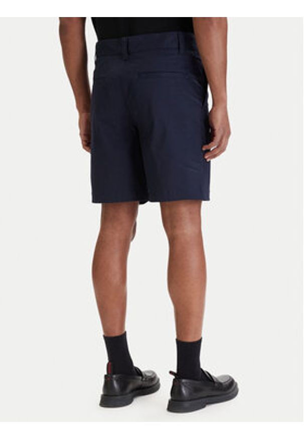 Hugo - HUGO Szorty materiałowe Genar261S 50567293 Granatowy Slim Fit. Kolor: niebieski. Materiał: bawełna