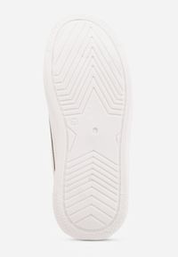 Renee - Beżowe Trampki VICES na Platformie z Ozdobnym Paskiem Wokół Podeszwy Rionira. Zapięcie: pasek. Kolor: beżowy. Materiał: koronka. Obcas: na platformie. Styl: klasyczny #9