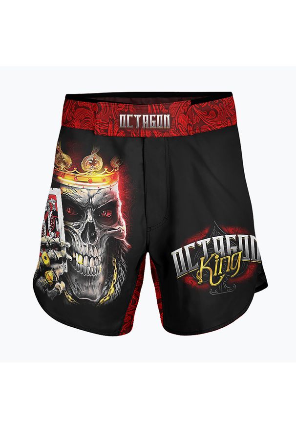OCTAGON - Spodenki treningowe męskie Octagon King 2 MMA. Kolor: czarny
