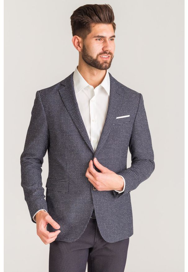 Joop! Collection - MARYNARKA JOPP! COLLECTION. Wzór: gładki. Styl: elegancki, klasyczny, sportowy