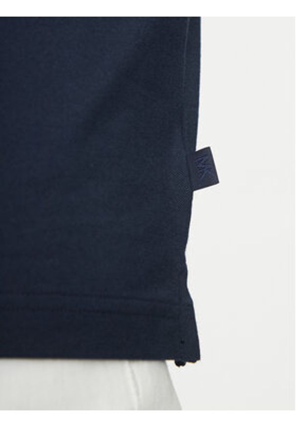 Michael Kors Polo CS552HOHFK Granatowy Regular Fit. Typ kołnierza: polo. Kolor: niebieski. Materiał: syntetyk, bawełna