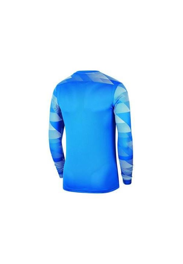 Koszulka treningowa chłopięca Nike JR Dry Park IV. Kolor: niebieski, biały, wielokolorowy. Długość rękawa: długi rękaw. Długość: długie. Sport: piłka nożna