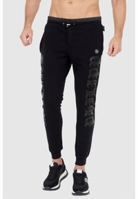 Philipp Plein - PHILIPP PLEIN Czarny dres męski gothic, Rozmiar XXL. Kolor: czarny. Materiał: dresówka. Sport: bieganie #6