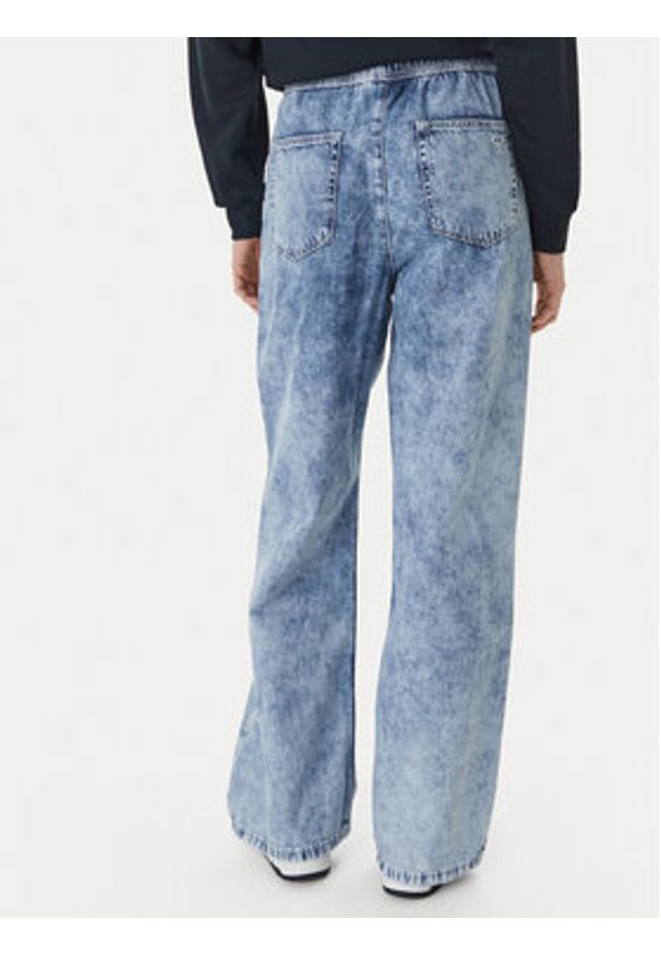 Roxy Jeansy Saltwater ERJDP03338 Błękitny Loose Fit. Kolor: niebieski